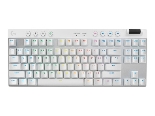 [920-012146] Logitech G PRO X TKL - Tastatur - hintergrundbeleuchtet - kabellos - 2.4 GHz, Bluetooth - QWERTY - Nordisch (Dänisch/Finnisch/Norwegisch/Schwedisch)