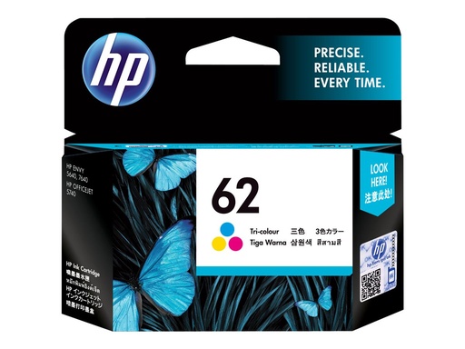 [C2P06AE#LS1] HP 62 - 4.5 ml - Farbe (Cyan, Magenta, Gelb)