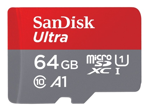 [SDSQUAR-064G-GN6MA] SanDisk Ultra - Flash-Speicherkarte (microSDXC-an-SD-Adapter