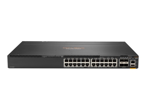 [JL668AR] HPE Aruba 6300F - Switch - L3 - managed - 24 x 10/100/1000 + 4 x 1 Gigabit / 10 Gigabit / 25 Gigabit / 50 Gigabit SFP56 (Uplink / Stacking)