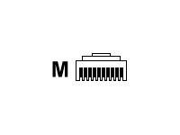 [90G001095] Datalogic Kabel seriell - RJ-45 (10-polig) (M)