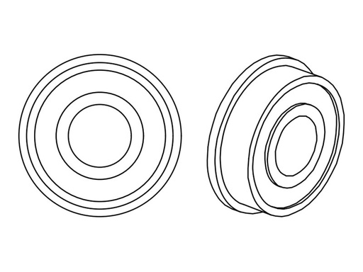 [DPO17-3028-01] HONEYWELL Geflanschtes Lager (Packung
