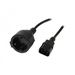 [S215399] Synergy 21 Netzkabel 230V Kaltgeräte C14 Stecker ->Schutzkontakt CEE7 Buchse - Strom/Netzteil - 1,8 m
