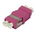 [S215482] Synergy 21 LWL-Kupplung LC-Buchse/LC-Buchse 50/125u Multimode duplex PVC violett ohne - Multimode-Faser - Duplex
