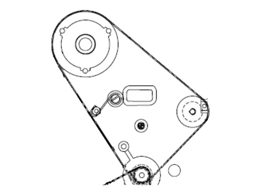 [45189-22] Zebra Hauptantriebsriemen
