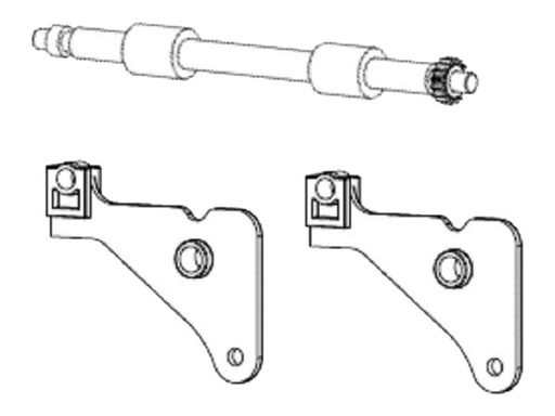 [P1027718] Zebra Kit Vorschubwalzen (Packung mit 3)