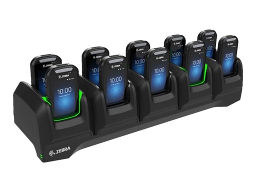 [CRD-EC30-10SC1-01] Zebra 10-Slot Locking Smart Cradle - Handheld-Ladestation