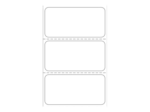 [3013759] Zebra Z-Perform 1000D - Papier - permanenter Acrylklebstoff - unbeschichtet - 76.2 x 50.8 mm 3840 Etikett(en) (40 Rolle(n)