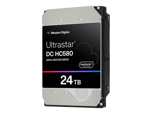 [0F62802] WD Ultrastar DC HC580 WUH722424AL5204 - Festplatte - Rechenzentrum - 24 TB - intern - 3.5" (8.9 cm)