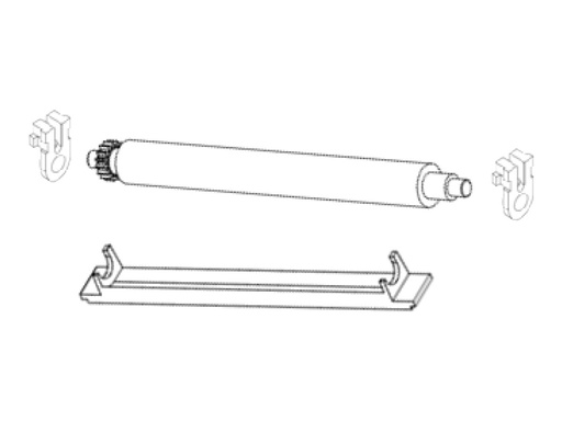 [P1015402] Zebra Tischrolle