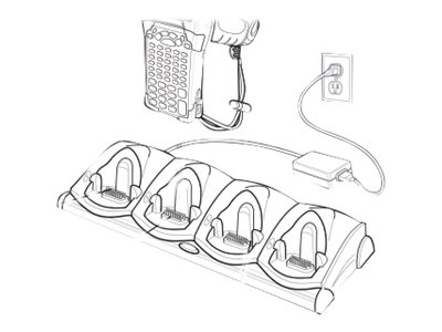 [CRD9101-4001ER] Zebra Docking Cradle (Anschlußstand) - Ethernet