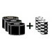 [ZIPSHIPKIT1] Zebra ZipShip 5319 Wax - Schwarz - 110 mm x 74