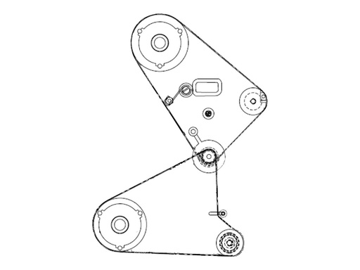 [45189-2] Zebra Medienrücklaufband