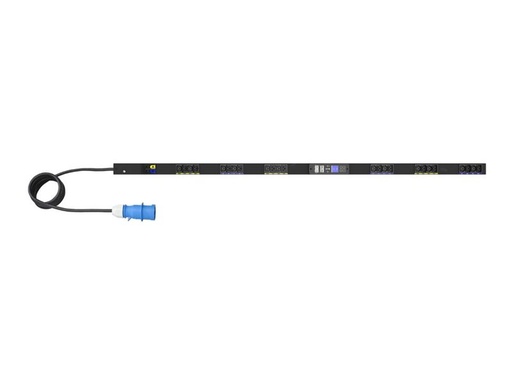 [EVMIF132A] Eaton G4 - Stromverteilungseinheit (Rack - einbaufähig) - gemessener Eingang - Wechselstrom 200-240 V - 7.4 kW - 1-phasig - Ethernet 10/100/1000 - Eingabe, Eingang IEC 60309 32A - Ausgangsanschlüsse: 24 (12 x IEC 60320 C13, 12 x IEC 60320 C39)