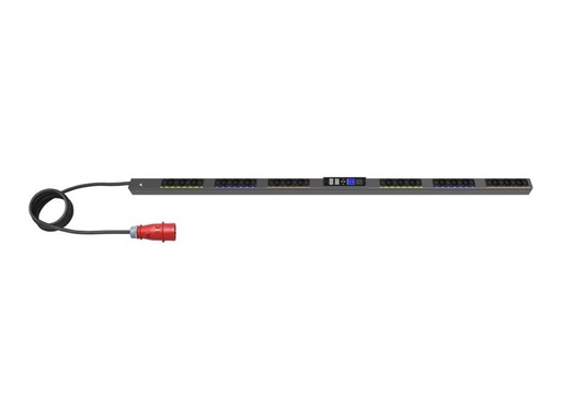 [EVMIF316X] Eaton G4 - Stromverteilungseinheit (Rack - einbaufähig) - gemessener Eingang - AC 240-415 V - 11 kW - 3 Phasen - Ethernet 10/100/1000 - Eingabe, Eingang IEC 60309 16A - Ausgangsanschlüsse: 42 (24 x IEC 60320 C13, 18 x IEC 60320 C39)