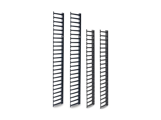 [AR7727] APC Kabelführungsplatte für Schaltschrank - Schwarz - 45U - TAA-konform (Packung mit 4)