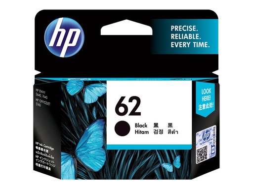 [C2P04AE#UUQ] HP 62 - Schwarz - original - Tintenpatrone -