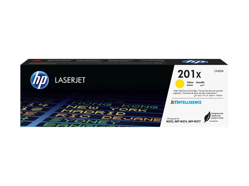 [CF402X] HP 201X - Hohe Ergiebigkeit - Gelb - original - LaserJet - Tonerpatrone (CF402X)