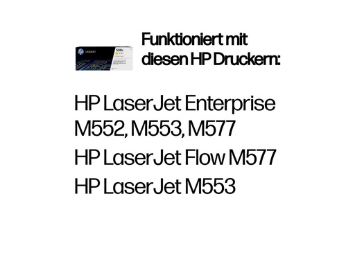 [CF362X] HP 508X - Hohe Ergiebigkeit - Gelb - original - LaserJet - Tonerpatrone (CF362X)