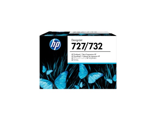 [B3P06A] HP 727 - Mattschwarz, Photo schwarz, Cyan, Magenta