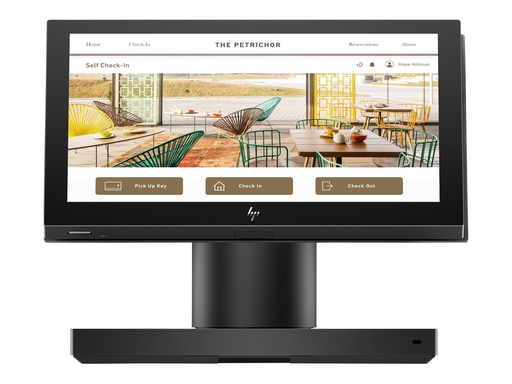 [5T8H5EA#ABD] HP Engage One Essential - All-in-One (Komplettlösung) - 1 x Celeron N6211 / 1.2 GHz - RAM 4 GB - SSD 32 GB - eMMC - UHD Graphics - 1GbE, NFC - WLAN: 802.11a/b/g/n/ac, NFC, Bluetooth 4.2 - Android 11 - Monitor: LED 35.6 cm (14")