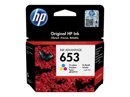 [3YM74AE#BHL] HP 653 - 5 ml - Farbe (Cyan, Magenta, Gelb) -
