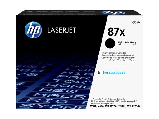 [CF287X] HP 87X - Hohe Ergiebigkeit - Schwarz - original - LaserJet - Tonerpatrone (CF287X)