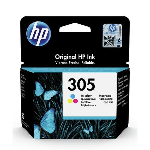 [3YM60AE#UUS] HP 305 Tri-color Original Ink Cartridge - Original - Tintenpatrone