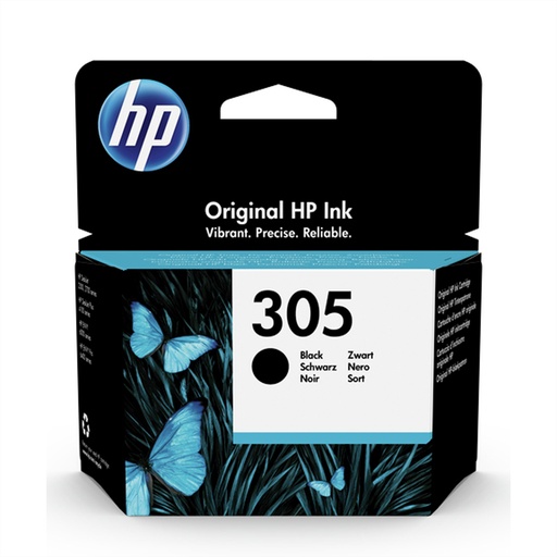 [3YM61AE#UUS] HP 305 Black Original Ink Cartridge - Original - Tintenpatrone