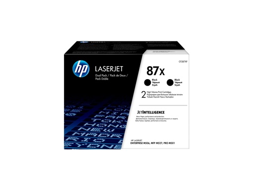 [CF287XD] HP 87X - 2er-Pack - Hohe Ergiebigkeit - Schwarz - original - LaserJet - Tonerpatrone (CF287XD)