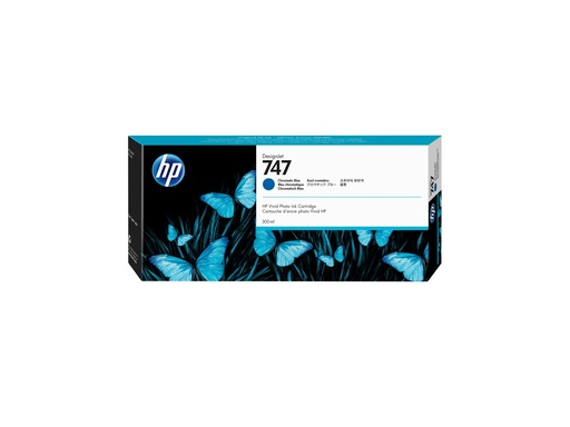 [P2V85A] HP 747 - 300 ml - Chromatic Blue - original -