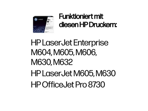 [CF281A] HP 81A - Schwarz - original - LaserJet - Tonerpatrone (CF281A)