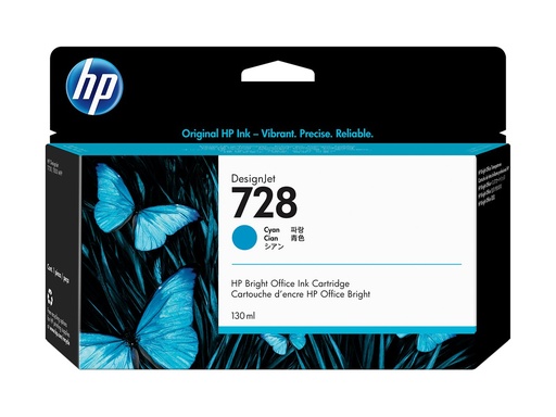[F9J67A] HP 728 - 130 ml - Cyan - original - DesignJet