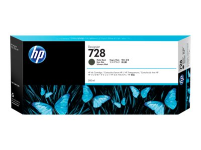 [F9J68A] HP 728 - 300 ml - mattschwarz - original - DesignJet