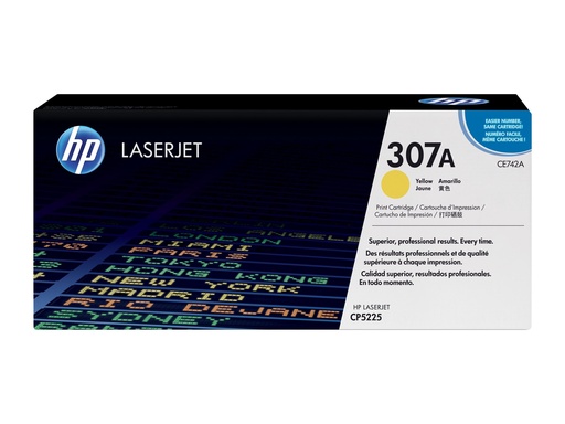 [CE742A] HP 307A - Gelb - original - LaserJet - Tonerpatrone (CE742A)
