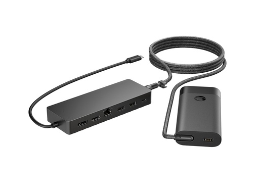 [9H0H9AA#ABB] HP Universal USB-C B Hub and Laptop Charger Combo