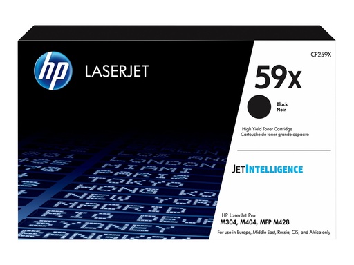 [CF259X] HP 59X - Hohe Ergiebigkeit - Schwarz - original - LaserJet - Tonerpatrone (CF259X)