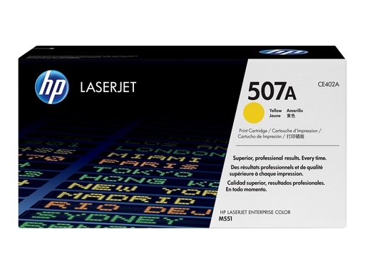 [CE402A] HP 507A - Gelb - original - LaserJet - Tonerpatrone (CE402A)