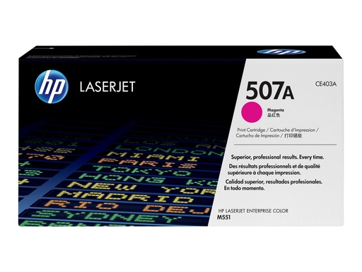[CE403A] HP 507A - Magenta - original - LaserJet - Tonerpatrone (CE403A)