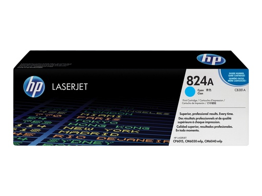 [CB381A] HP 824A - Cyan - original - LaserJet - Tonerpatrone (CB381A)