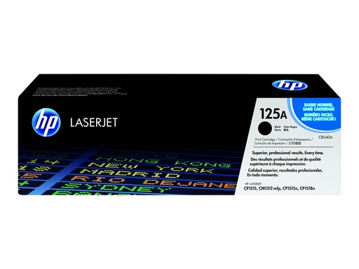 [CB540A] HP 125A - Schwarz - original - LaserJet - Tonerpatrone (CB540A)