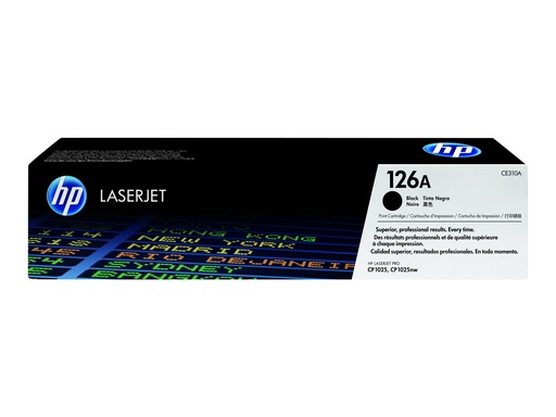 [CE310A] HP 126A - Schwarz - original - LaserJet - Tonerpatrone (CE310A)