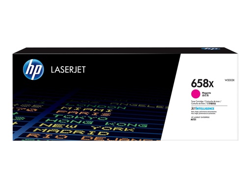 [W2003X] HP 658X - Mit hoher Kapazität - Magenta - original - LaserJet - Tonerpatrone (W2003X)