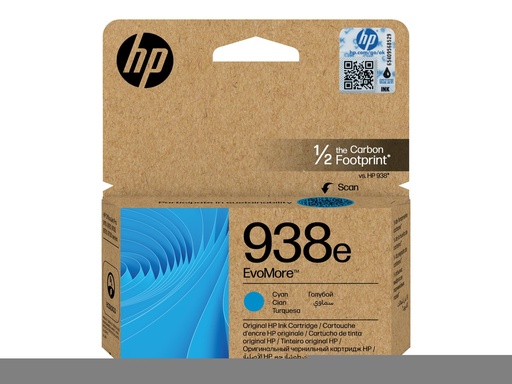 [4S6X9PE] HP 938e EvoMore - Cyan - original - Tintenpatrone