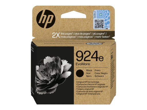 [4K0V0NE#CE1] HP 924e EvoMore - Schwarz - original