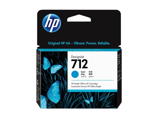 [3ED67A] HP 712 - 29 ml - Cyan - original - DesignJet