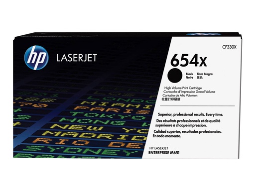 [CF330X] HP 654X - Hohe Ergiebigkeit - Schwarz - original - LaserJet - Tonerpatrone (CF330X)