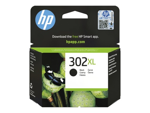 [F6U68AE#301] HP 302XL - 8.5 ml - Hohe Ergiebigkeit - Schwarz