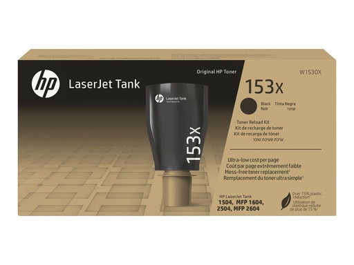 [W1530X] HP 153X - Mit hoher Kapazität - Schwarz - original - LaserJet - Tonerpatrone (W1530X)