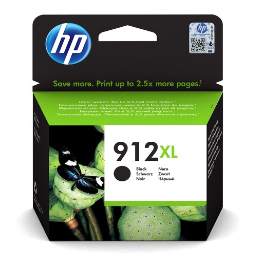 [3YL84AE#BGX] HP Tinte 3YL84AE 912XL XL Schwarz - Original - Tintenpatrone